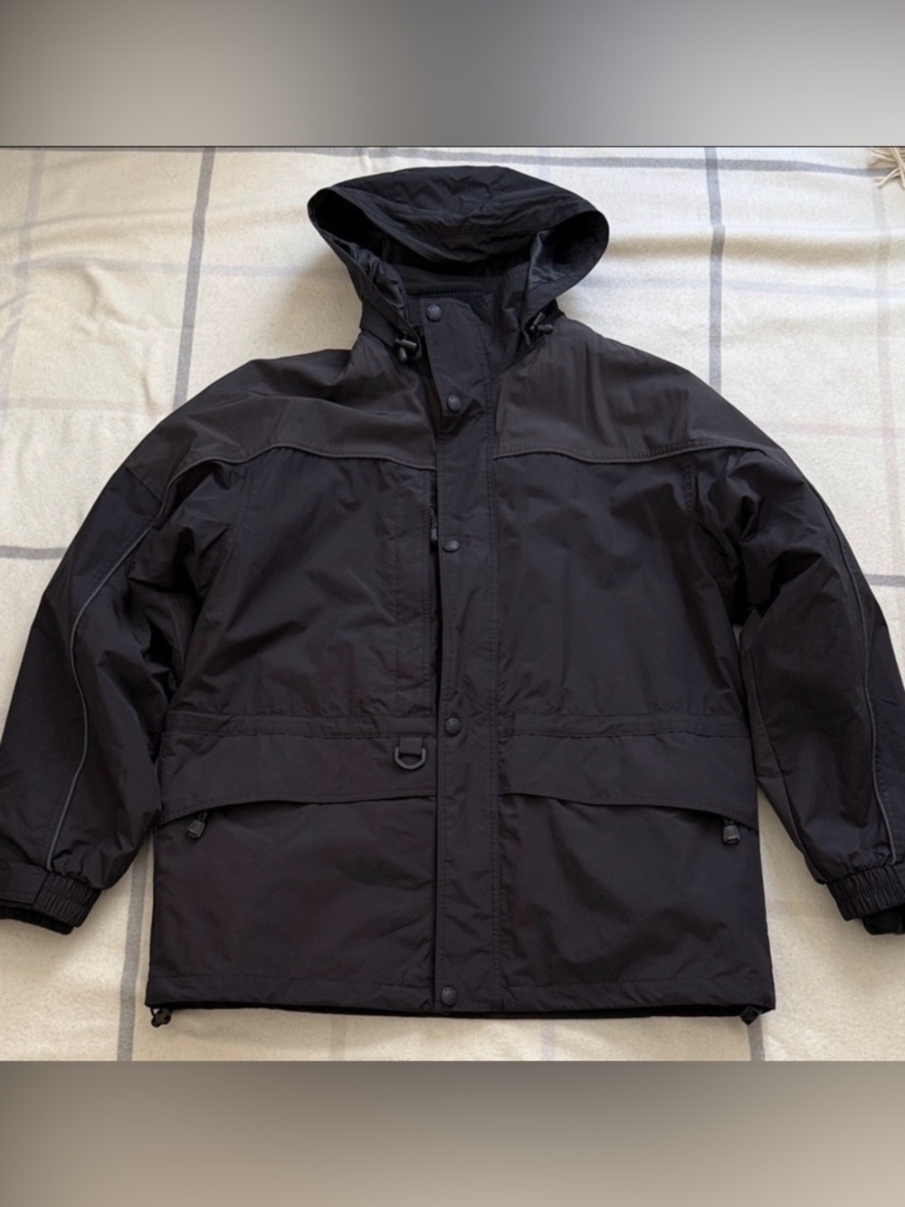 North End Men’s 3 in 1 Black Winter Jacket